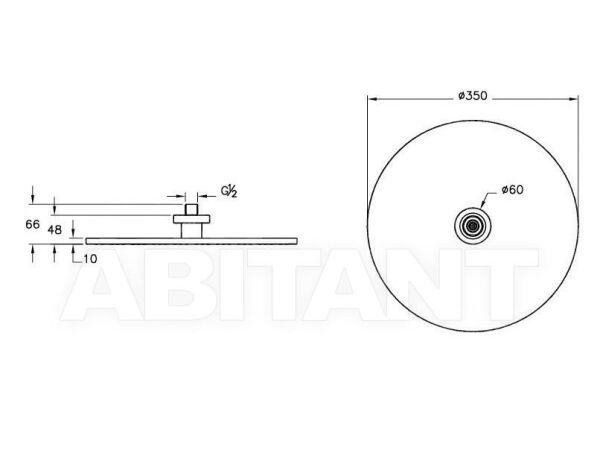 Artema İstanbul Duş Başlığı (Tavandan)