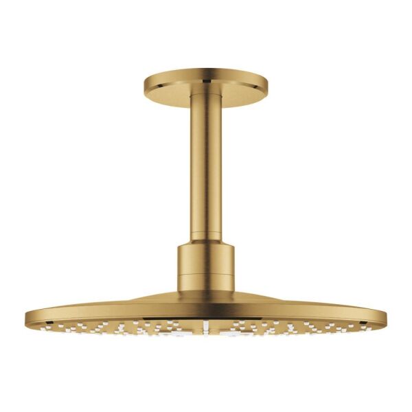 Grohe Rainshower Smartactive 310 Tepe Duşu Seti 142 Mm, 2 Akışlı Brushed Cool Sunrise - 26477GN0