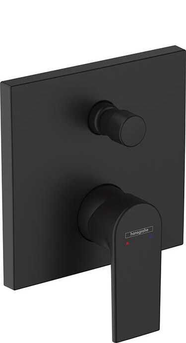 Hansgrohe Vernis Shape Ankastre Banyo Bataryası Mat Siyah - 71468670