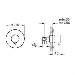 Artema A41656 Ankastre 2 Yollu Yonlendırıcı