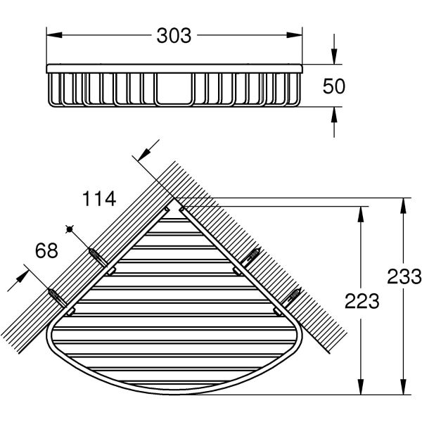 Grohe Baucosmopolitan Sabunluk 40663001