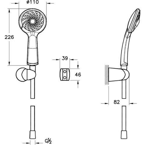 Artema Samba 3f El Duşu Takımı