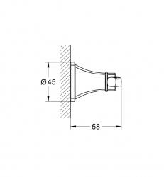 Grohe Grandera Bornoz Askısı Banyo Aksesuarı - 40631IG0