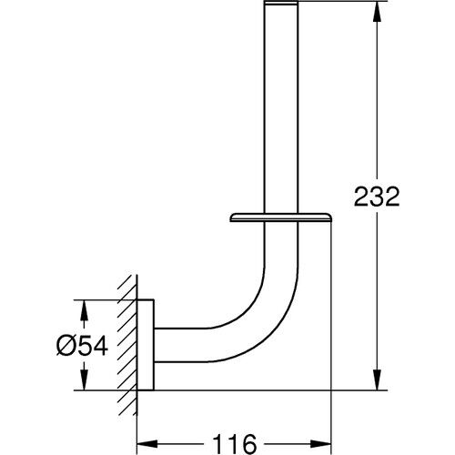 Grohe Essentials Yedek Tuvalet Kağıtlığı 40385GL1