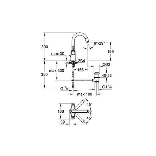 Grohe Grandera Tek Delikli Lavabo Bataryası - 21107IG0