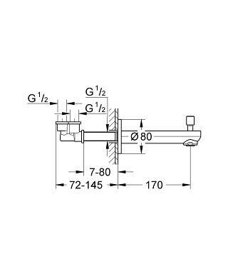 Grohe Eurocosmo Çıkış Ucu 13262000