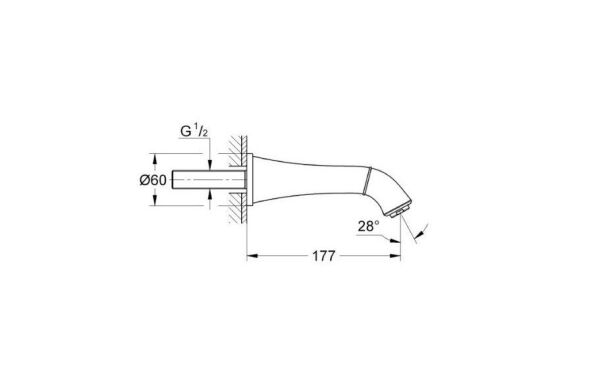 Grohe Grandera Çıkış Ucu - 13341000