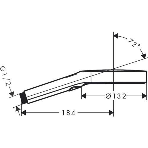 Hansgrohe Raınfınıty El Dusu 130 3jet Satın Siyah 26864670