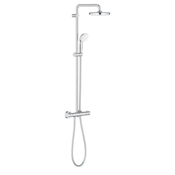 Grohe Bau System 210 Duvara Monte Termostatlı Duş Sistemi - 26699000