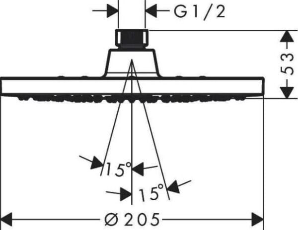Hansgrohe Vernıs Blend Tepe Duşu - 26271000