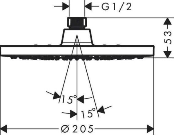 Hansgrohe Vernıs Blend Tepe Duşu - 26271000