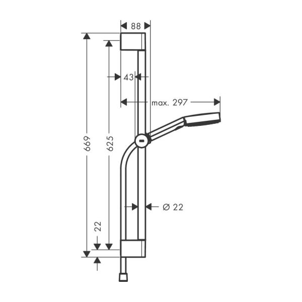Hansgrohe Pulsify Select S Duş Seti - 24161000