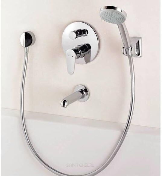 Hansgrohe Focus E2 Tek Kollu Ankastre Banyo Bataryası - Krom 31945000