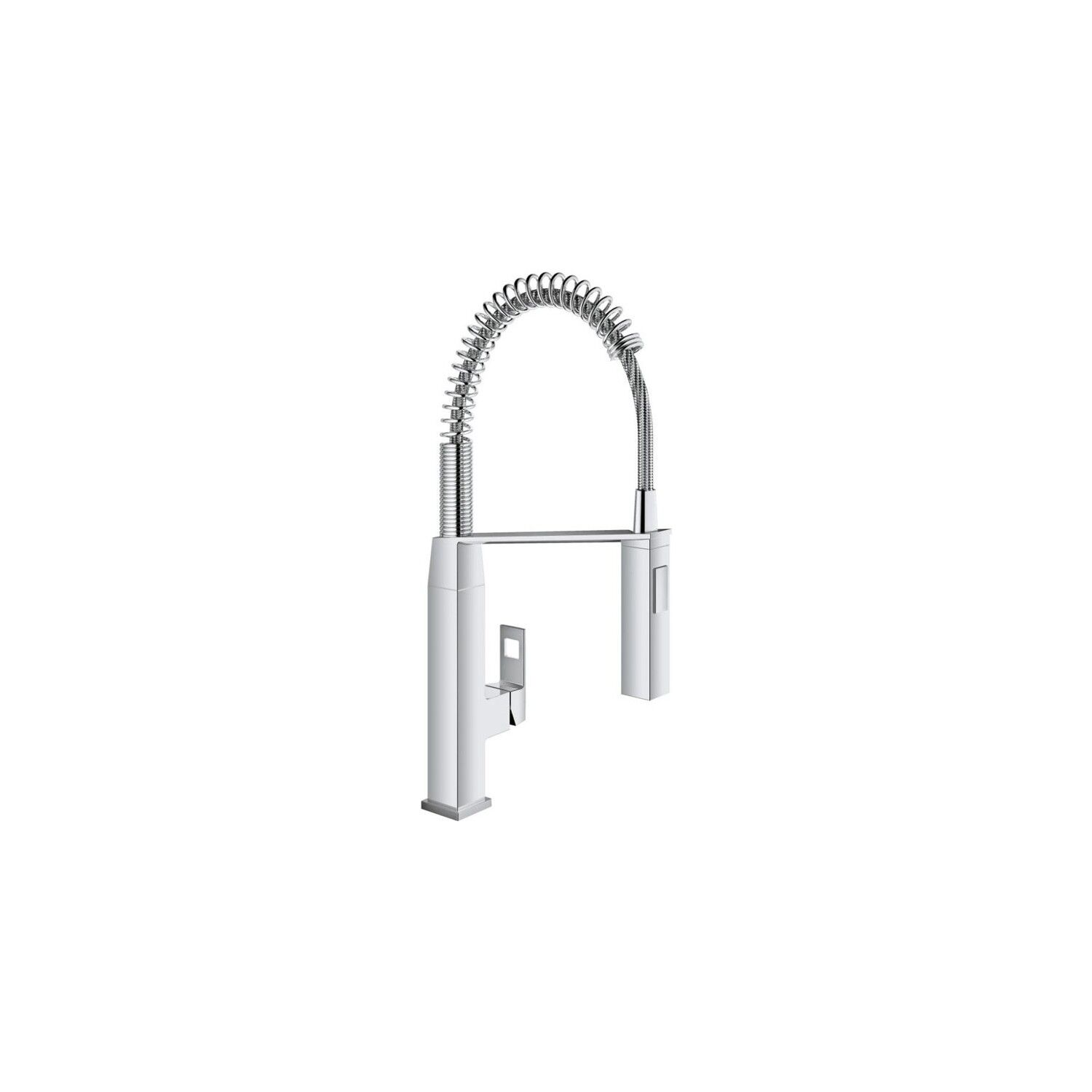 Grohe Eurocube Tek Kumandalı Spiralli Eviye Bataryası - 31395000