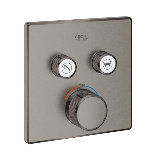 Grohe Smartcontrol Çift Valfli Akış Kontrollü, Ankastre Termostatik Duş Bataryası - 29124AL0