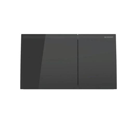 Geberit Kumanda Kapağı Sigma70 Çift basmalı Siyah Cam - 115.622.SJ.1