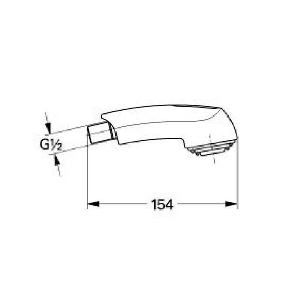 Grohe Eviye Bataryası El Duş Yedeği Zedra - Plus Krom - 46312IE0