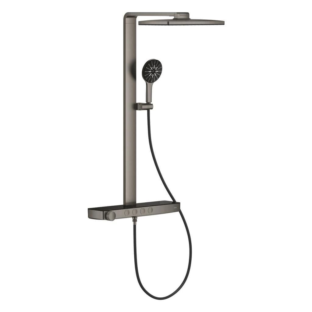 Grohe Rainshower Aqua Pure Duvara Monte Termostatik Bataryalı Duş Sistemi Br.Hard Graphite – 100961AL00