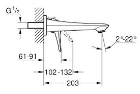 Grohe Eurostyle Iki Delikli Lavabo Bataryası M-Boyut (19571003)