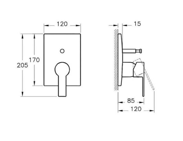 Artema Flo S Ankastre Banyo Bataryası Altın A4221223