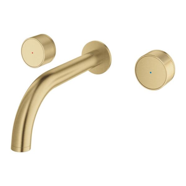 Grohe Atrio Private Collection 3 Delikli Duvardan Lavabo Bataryası M Boyut Brushed Cool Sunrise – 20589GN0