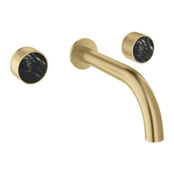 Grohe Atrio Private Collection 3 Delikli Duvardan Lavabo Bataryası M Boyut Brushed Cool Sunrise – 20589GN0