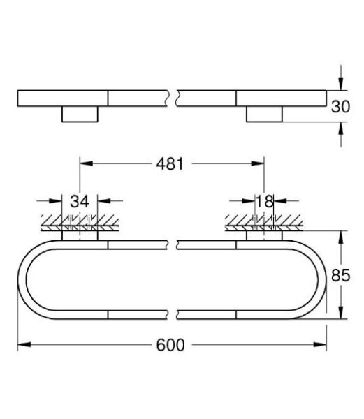 Grohe Selection Havluluk - 41056GL0