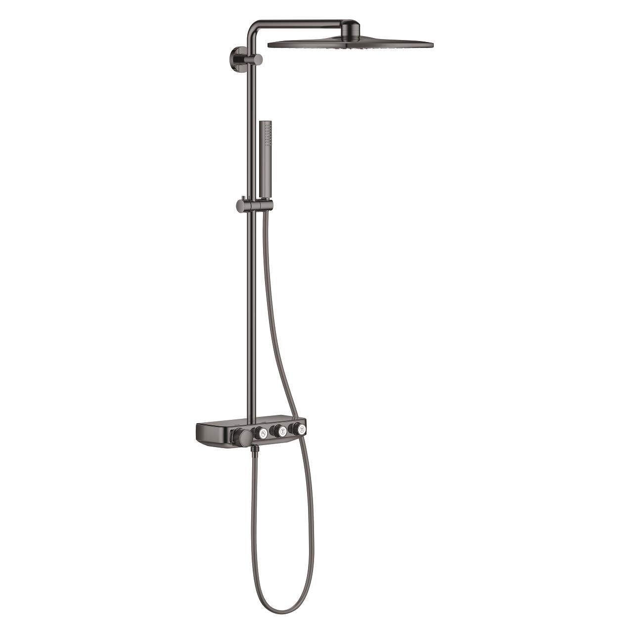 Grohe Euphoria SmartControl System 310 Cube Duvara monte termostatik bataryalı duş sistemi - 26508A00