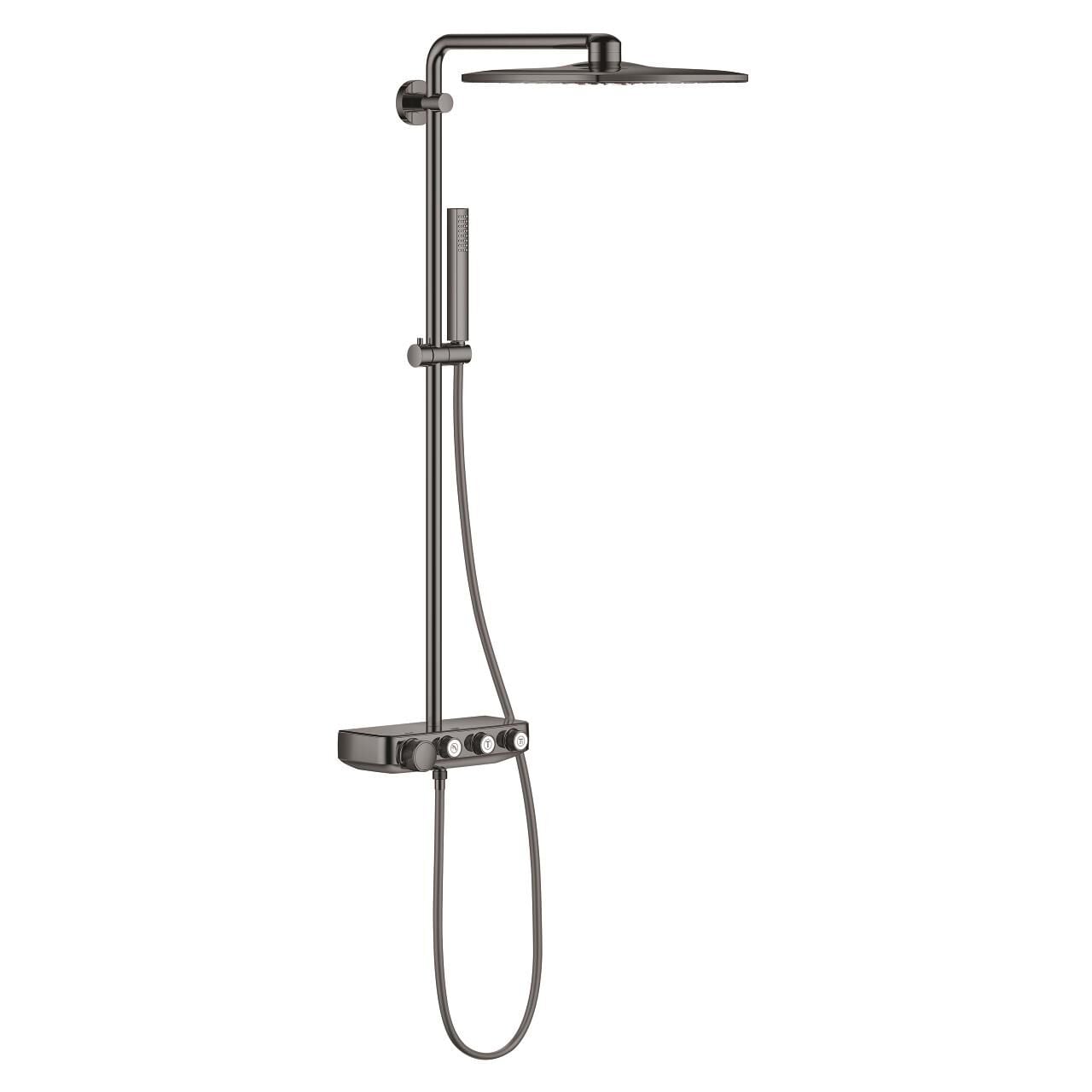 Grohe Euphoria SmartControl System 310 Cube Duvara monte termostatik bataryalı duş sistemi - 26508A00