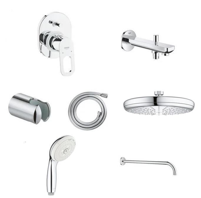 Grohe Eco Ankastre Duş Seti Gagalı - 29041000SET1