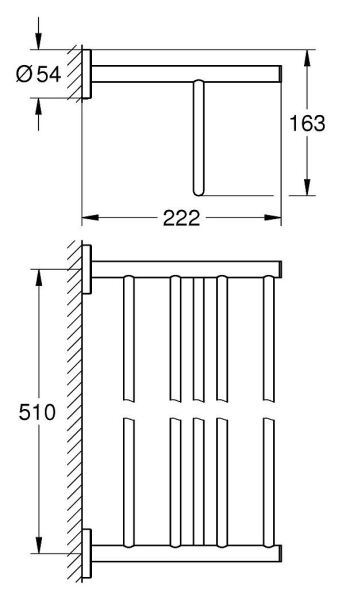 Grohe Baucosmopolitan Banyo Havluluğu 40462001