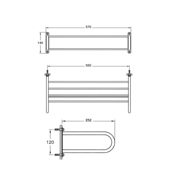 Artema Arkitekta Havlu Rafı