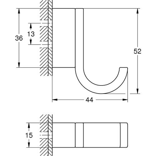 Grohe Selection Tekli Havlu Askısı 41039A00