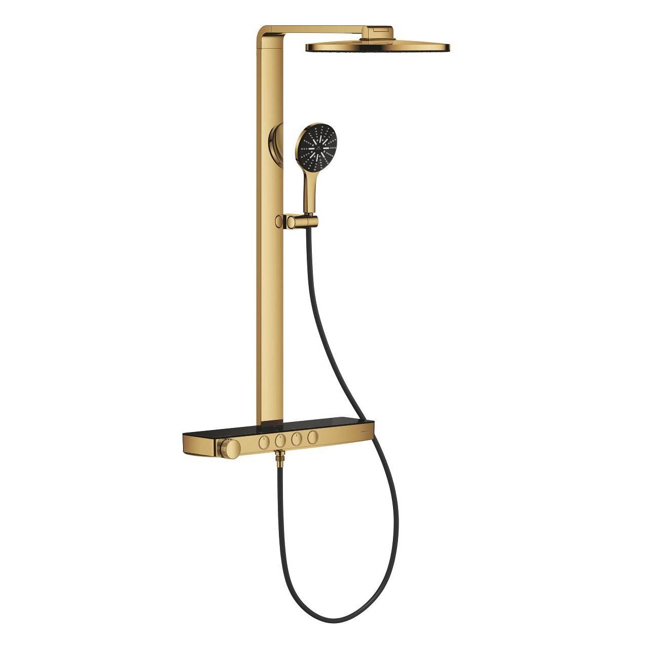 Grohe Rainshower Aqua Pure Duvara monte termostatlı duş sistemi - 100964GL00