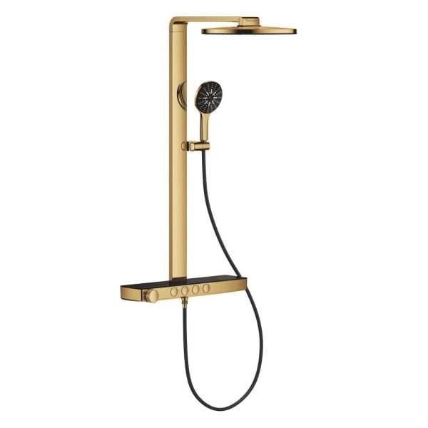 Grohe Rainshower Aqua Pure Duvara monte termostatlı duş sistemi - 100964GL00