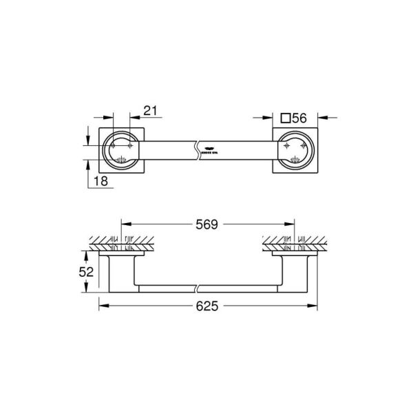 Grohe Allure Havluluk - 40341001