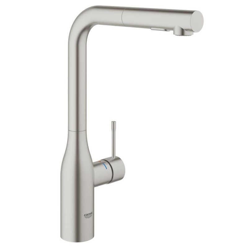 Grohe Eviye Bataryası Spiralli 2 Fonk Essence SuperSteel - 30270DC0