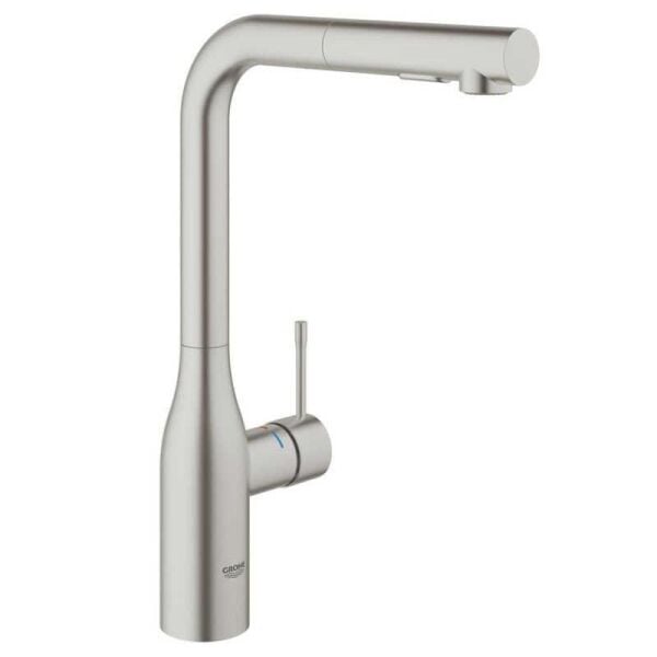 Grohe Eviye Bataryası Spiralli 2 Fonk Essence SuperSteel - 30270DC0