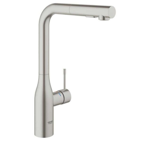 Grohe Eviye Bataryası Spiralli 2 Fonk Essence SuperSteel - 30270DC0
