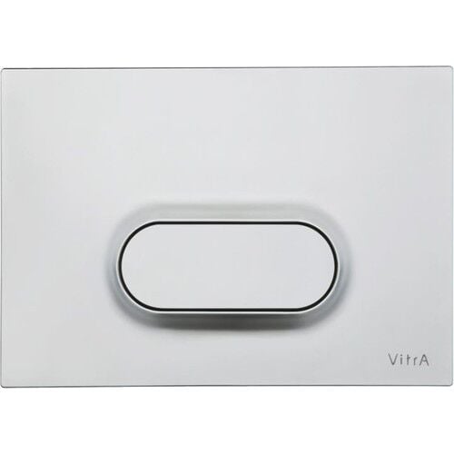 Vitra Loop O 740-1085 Tek Basmalı Kumanda Paneli, Mat Krom