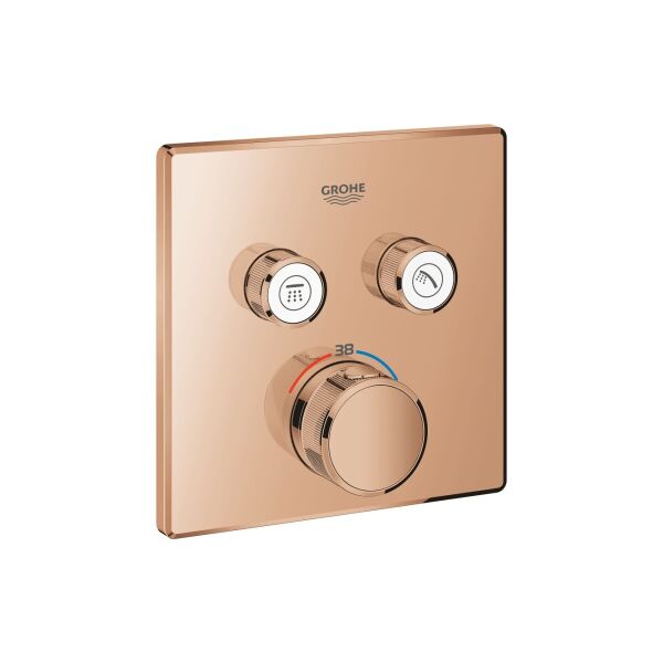 Grohe Grohtherm Smartcontrol Gizli Montajlı 2 Valfli Emniyetli Mikser - 29124DA0