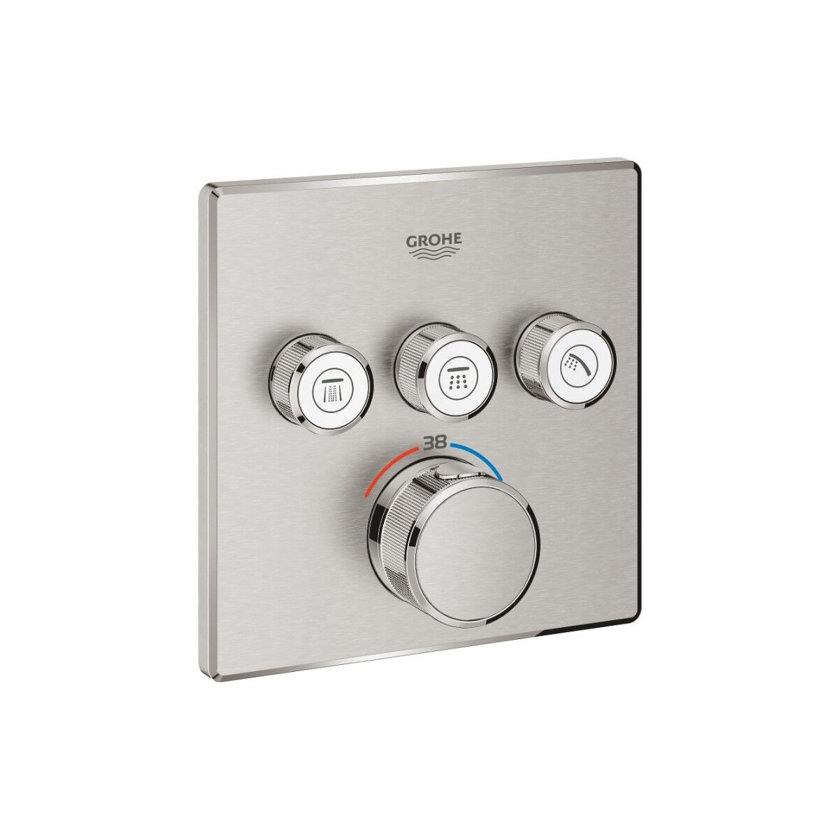 Grohe Grohtherm Smartcontrol Üç Valfli Akış Kontrollü, Ankastre Termostatik Duş Bataryası - 29126DC0