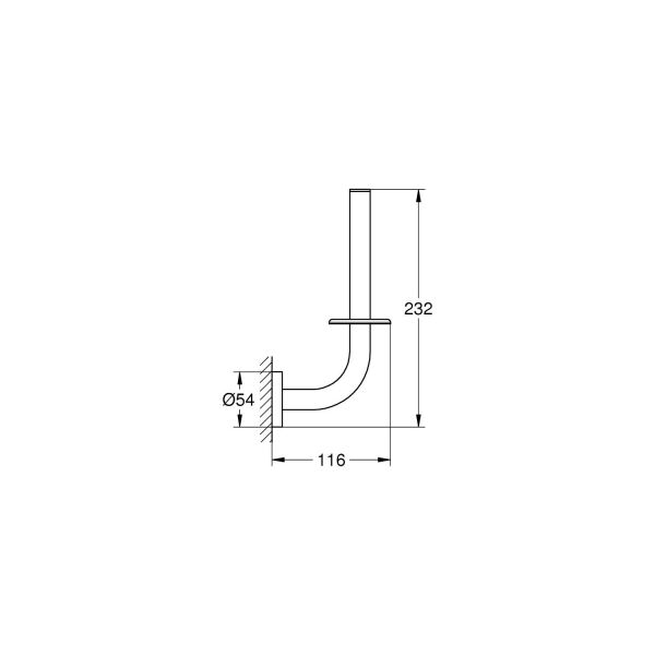 Grohe Essentials Yedek Tuvalet Kağıtlığı 40385A01