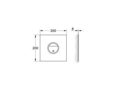 GROHE Ondus Digitecture Light Kumanda paneli 38915LS0
