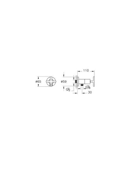 VitrA Origin A4525925 Classic Ara Musluk, Fırçalı Altın