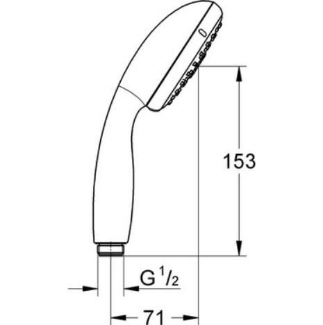 Grohe New Tempesta 100 El Duşu 3 Akışlı - 28419002
