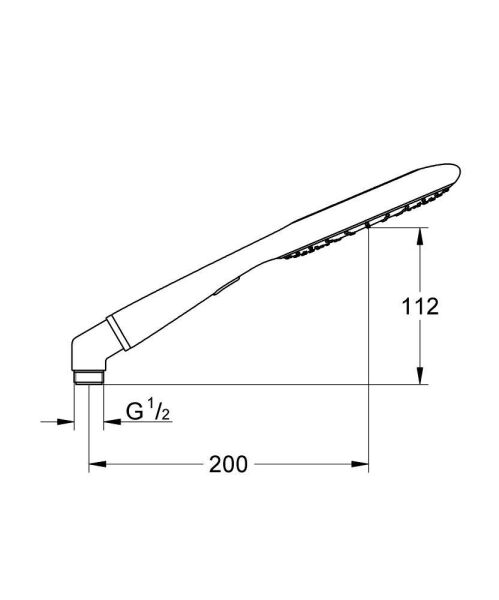 Grohe Rainshower Icon Turuncu El Duşu 27444000