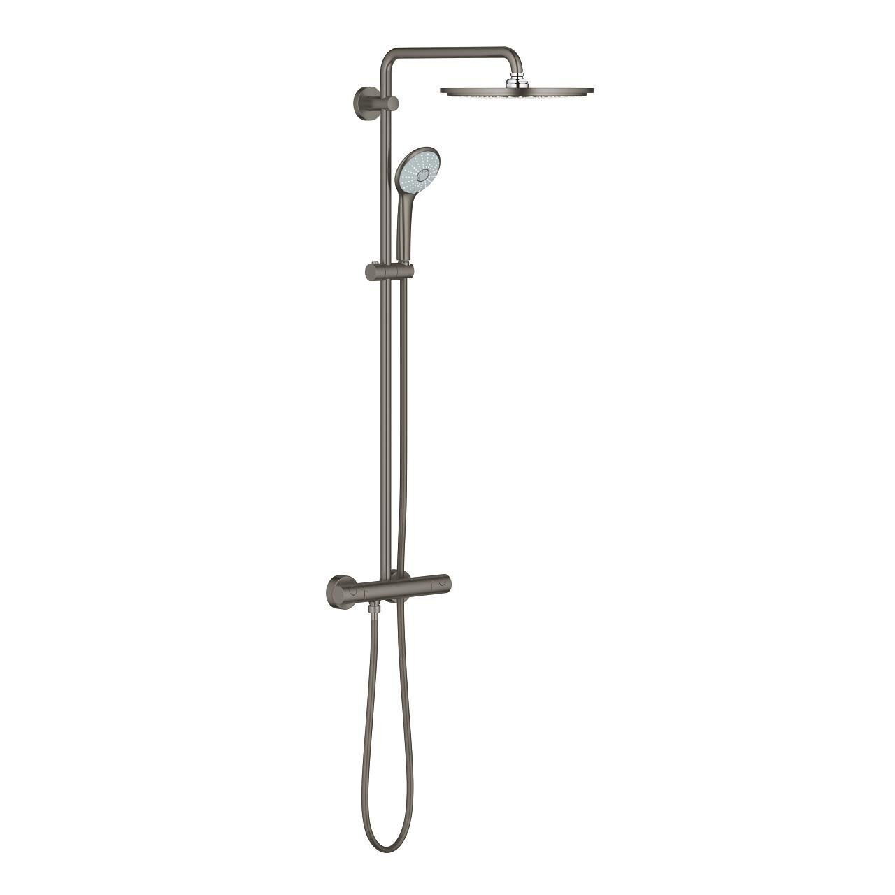 EUPHORİA SYSTEM 310 DUVARA MONTE TERMOSTATİK BATARYALI DUŞ SİSTEMİ 26075AL0