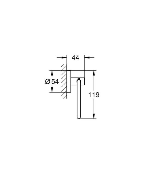 Grohe Essentials Tuvalet Kağıtlığı 40689DA1
