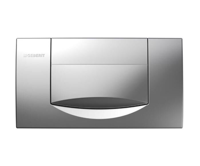 Geberit 200F Kumanda Kapağı Tek Basmalı Mat Krom - 115.222.46.1